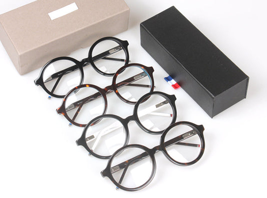 New York Brand Thom Vintage round  Eyeglasses Frames glasses men and women TB500 Fashion Glasses Computer Optical Frame with Box