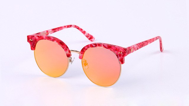 Fashion Sunglasses Women Popular Brand Designer Luxury Sunglasses Lady Summer Style Sun Glasses Female Rivet Shades UV400