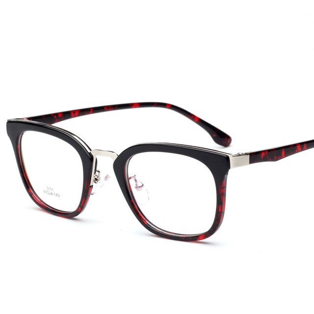 Fashion Retro Male Square Optical Prescription TR90 Glasses Frame Men Ultra Light Soft Myopia Eyewear Reading Eyeglasses Optics